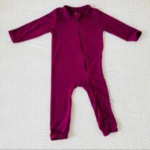Kyte Baby Zippered Romper in Dahlia, 3-6 month
